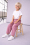 Children's Pink Colorful Balloon Pants with Elastic Waist, Comfortable Fit, Summer Pants - 3