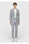 Gray Plain Modern Fit 100% Wool Suit - 2