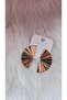 Steel Fan Earrings - 2