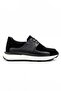 Silva black men's leather shoes