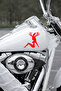 Deer Woman Sticker - Car Motor Sticker - Helmet Sticker 15X15Cm - 4