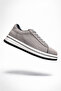 Radu Gray Nubuck Men's Leather Shoes - 5