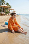 *Export Surplus* 100% Cotton Hooded Unisex Children's Bathrobe with Pockets -Slight Defects- - 6