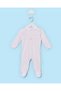 Baby Girls Pink Allover Print Sleepsuit