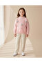 Girls Textured Pink Pullover - 2