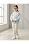 Girls Blue Embellished Pullover - 2