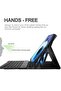 Keyboard Case for iPad Air 4th Generation 10.9 2020 with Pencil Holder,PU Leather Auto Wake/Sleep Sm - 3