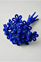 100 Pieces Cobalt Blue Glitter Chenille 30cm Fuzzy Velvet Wire, Handicraft, Flower, Gift, Decoration, School, Event - 3