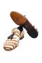 Cream Tan Color Laceless Genuine Leather Thai Hair Men's Shoes - 3