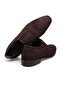 Brown Lace-Up Genuine Leather Suede Men's Shoes - 2