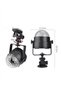 7-Mode Sound Sensor Disco Ball Lamp - 7 Lighting Modes, Black Crystal Design - 4