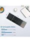 Foldable Bluetooth Keyboard, Wireless Bluetooth Keyboard with Touchpad, Pocket Size USB Rechargeable - 4