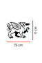 Dragon Sticker - Fire-Breathing Dragon Car Sticker - Car Motor Helmet Sticker 15X11Cm - 2