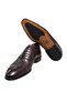 Brown Lace-Up Genuine Leather Men's Shoes - 3