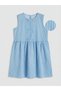 Lcw Kids Girls' Striped Dress with Bow Detail