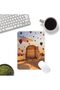 Cute Mouse pad with Designs, Portable Office Non-Slip Rubber Base Wireless Mouse Pad for Laptop - 3