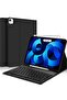 Keyboard Case for iPad Air 4th Generation 10.9 2020 with Pencil Holder,PU Leather Auto Wake/Sleep Sm