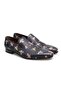 Colorful Laceless Genuine Leather Men's Shoes