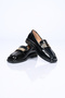 Laceless Buckle Thermo Sole Genuine Leather Loafer 340-1988 Women's Shoes - 7