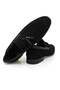 Black Color Laceless Genuine Leather Suede Men's Shoes - 2