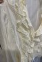 V-Neck Transparent Blouse with Fur Trim and Button Detail Li̇a92 - 5