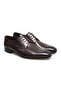 Brown Lace-Up Genuine Leather Men's Shoes