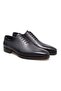 Gray Color Lace-Up Genuine Leather Leather Sole Men's Shoes