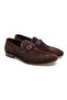 Brown Laceless Genuine Leather Crapon Men's Shoes
