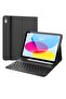 Keyboard Case for iPad 10th Generation 10.9-inch 2022 – Detachable Bluetooth Keyboard, Stand Folio C