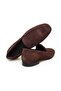 Brown Laceless Genuine Leather Suede Men's Shoes - 2