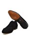Black Color Lace-Up Genuine Leather Leather Sole Men's Shoes - 3