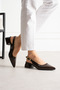 5cm Women's Heeled Shoes Tesla Patent Leather Brown - 5