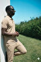 Men's Cotton Comfort Beige Polo Neck T-Shirt - 4