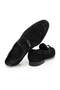 Black Color Laceless Genuine Leather Suede Men's Shoes - 2