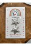 Glittery Children's Baby Buckle with Star Accessories, Pack of 2 - 2