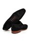 Black Color Lace-Up Genuine Leather Suede Leather Sole Men's Shoes - 2