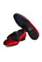 Red Color Laceless Genuine Leather Velvet Leather Sole Men's Shoes - 3