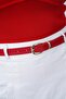 Women's Basic Red Gold Buckle Belt Trouser Belt Dress Belt Shirt Belt Coat Belt - 6