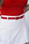 Women's Basic Red Gold Buckle Belt Trouser Belt Dress Belt Shirt Belt Coat Belt - 5
