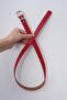 Women's Basic Red Silver Buckle Belt Trouser Belt Dress Belt Shirt Belt Jacket Belt - 6