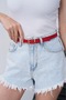 Women's Basic Red Belt Trouser Belt Dress Belt Shirt Belt Coat Belt - 6