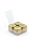 Titanium Ice Cube Gold |   Food Grade Beverage Cooler Ice Stone Premium Set - 3