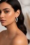Women's Silver Color Stainless Steel Hoop Earrings - Non-Tarnish Luxury Series - 2