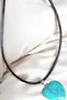 Turquoise Varasit Heart Necklace Natural Stone Necklace Souvenir Gift for Lover Necklace Special Gift for Lover - 3