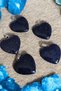 Star stone heart necklace (5 pieces) original natural stone necklace star stone glitter heart necklace - 4