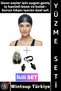 # Bone Flexible Silicone Pool and Sea Waterproof Large Size Hair Cap Ear Nose Plug Stylish Special Set