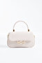 Nçs Cream Cover Baguette Crossbody Women's Bag