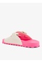 Folk Women's Birken Style Sandal With Adjustable Strap-Pink/White, size-37 - 2