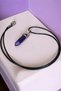 Purple Agate Nail Model Necklace Souvenirs Lover Necklace Lover Special Gift Nail Necklace - 4