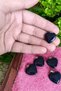 Star stone heart necklace (5 pieces) original natural stone necklace star stone glitter heart necklace